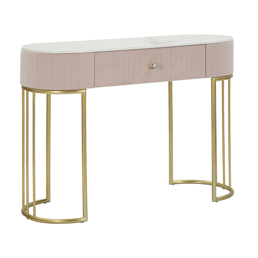 Console design effet marbre 