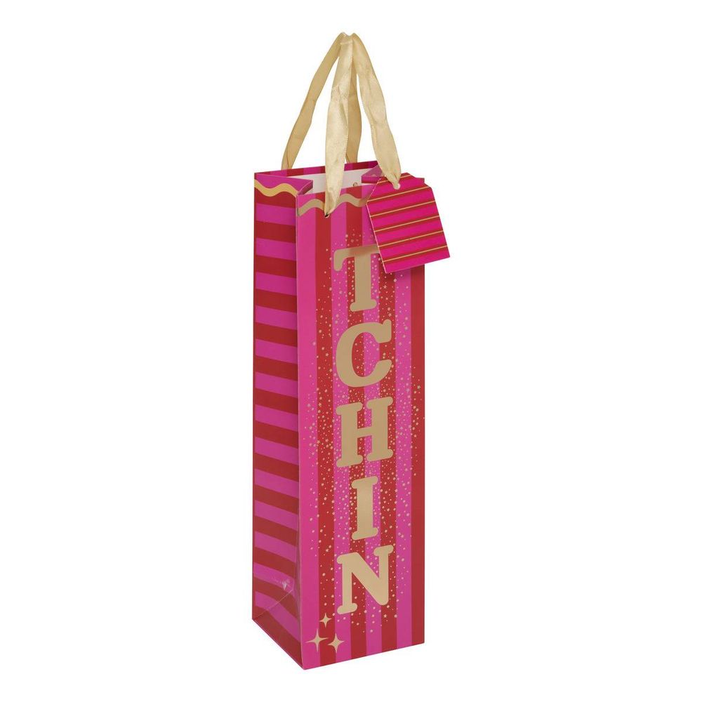 Sac cadeau de noël arty