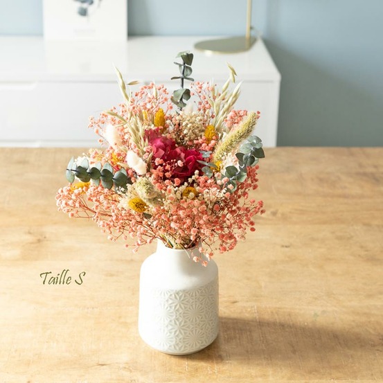 Bouquet de fleurs séchées agathe taille s