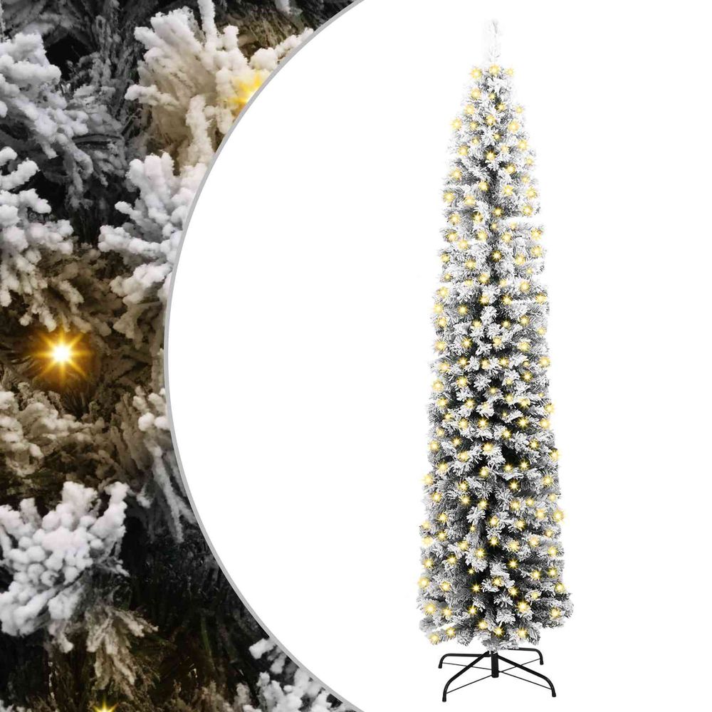 Sapin de noël artificiel vert 210 cm pvc et acier et plastique