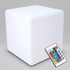 Cube led multicolore rechargeable 43cm