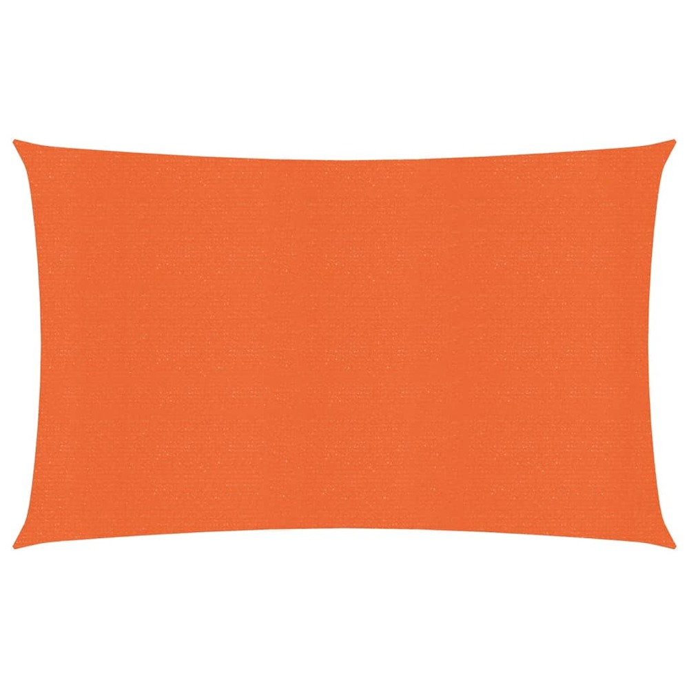 Voile d'ombrage 160 g/m² orange 2,5 x 4,5 m pehd
