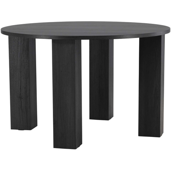 Table de repas ronde en mdf juno 120 x 75 cm