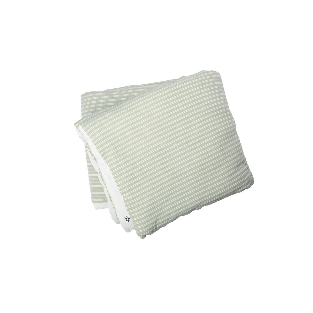 Bout de lit texturé coton et percale teo