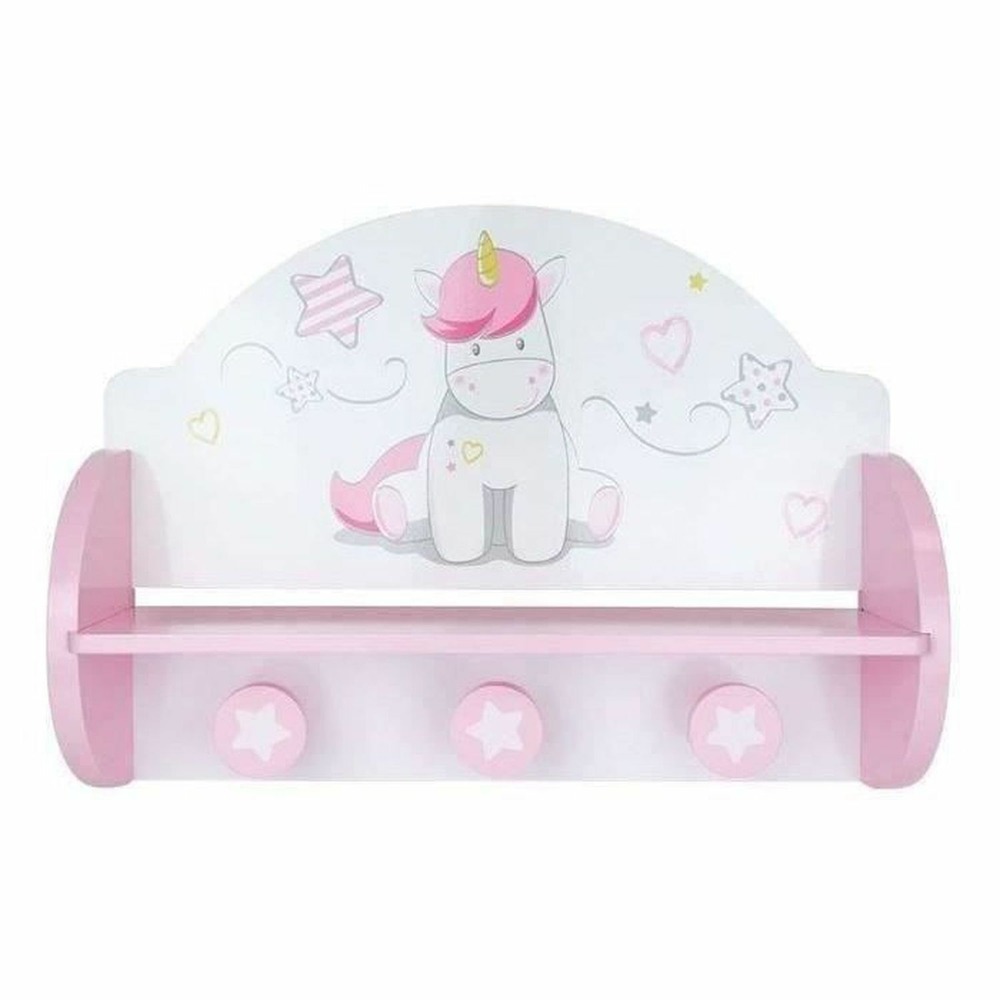 Etagere portemanteau licorne pour enfants