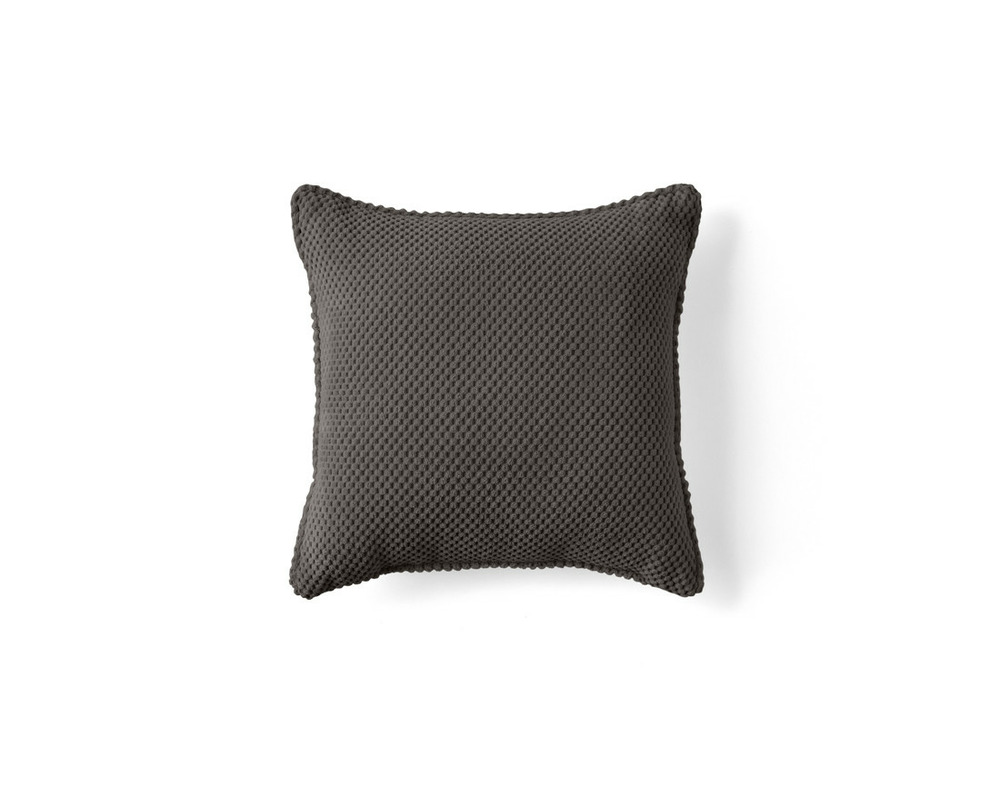 Topaze - coussin - velours texturé - 40x40 cm