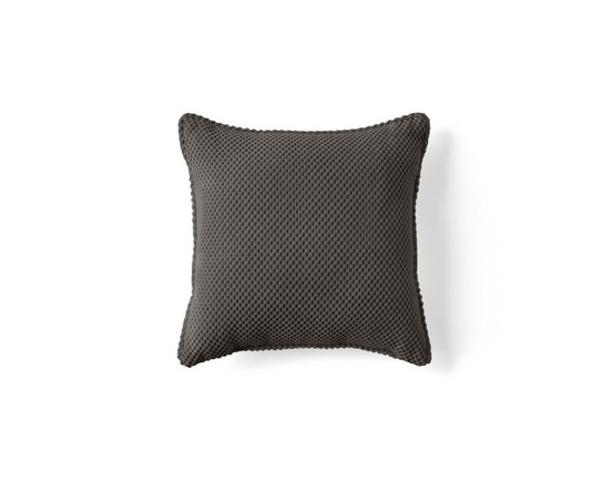 Topaze - coussin - velours texturé - 40x40 cm