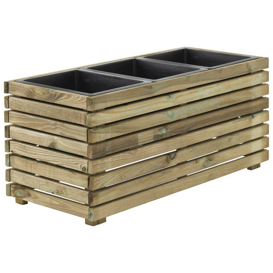 Bac a fleurs 3 pots 40,5l