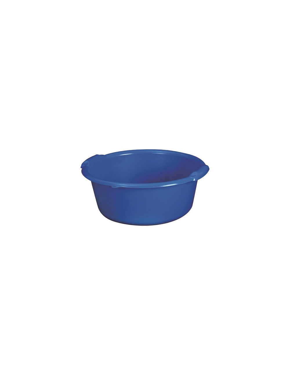Bassine ronde 14l d42x17cm bleu - aluminium et plastiq
