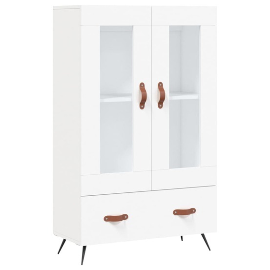 Buffet bahut commode armoire meuble de rangement organisateur cuisine salle de séjour salon haut 69,5 x 31 x 115 cm bois d'in