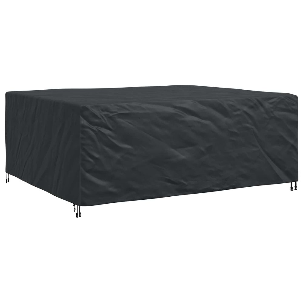 Housse pour meubles uni noir 250 x 210 x 70 cm 420d