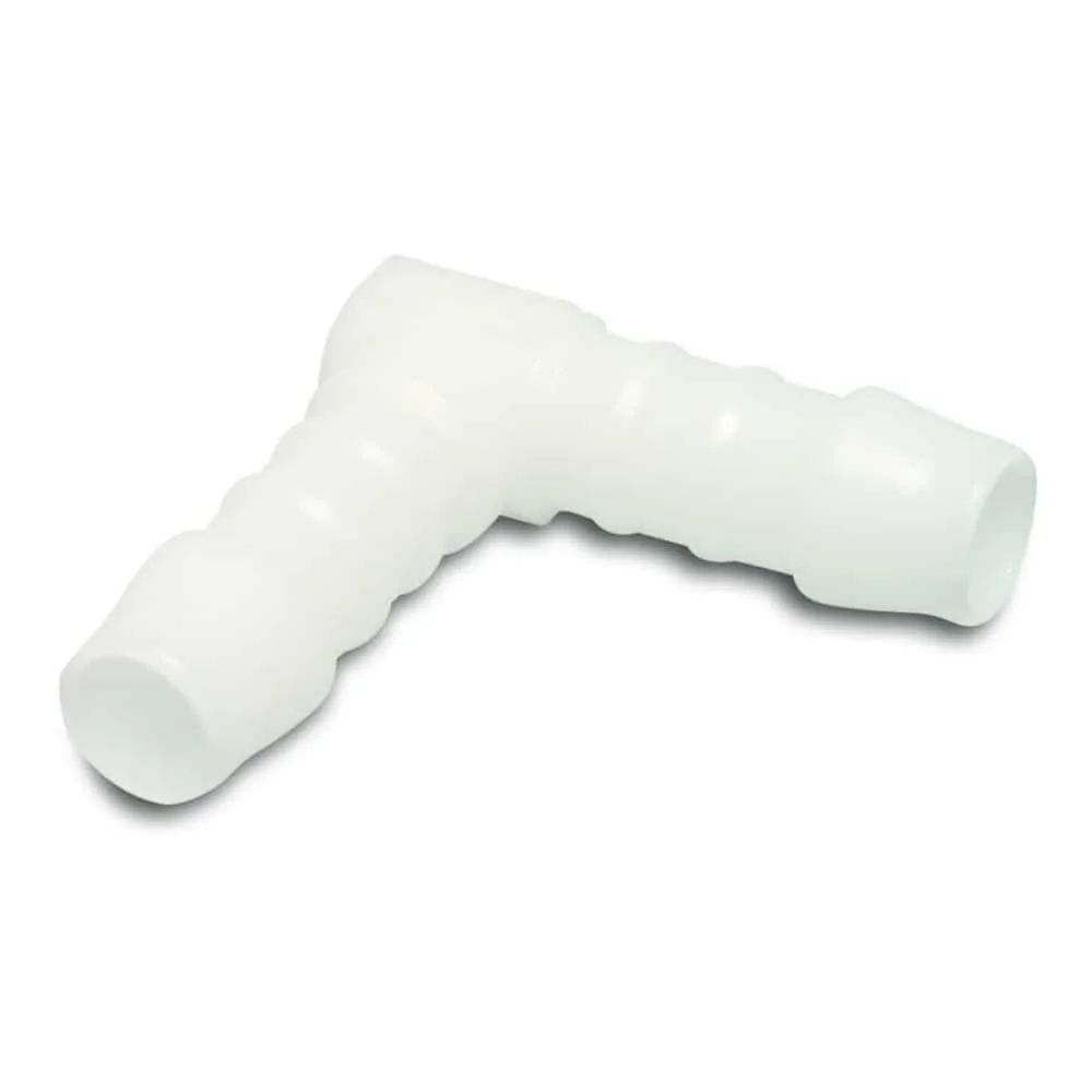 Raccord tuyau 12mm, coude 90°, plastique, boni