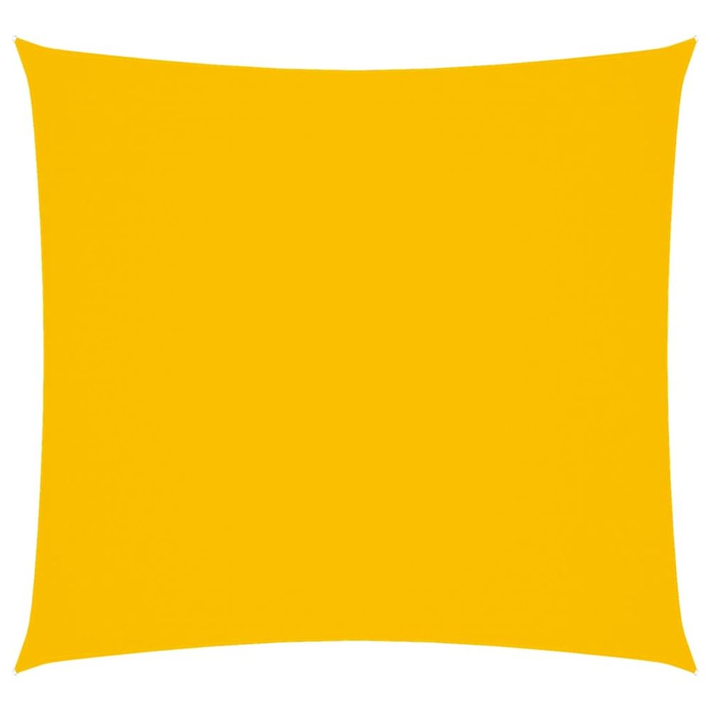 Voile de parasol tissu oxford carré 3,6x3,6 m jaune