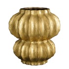 Mica decorations - vase en céramique dóre h35