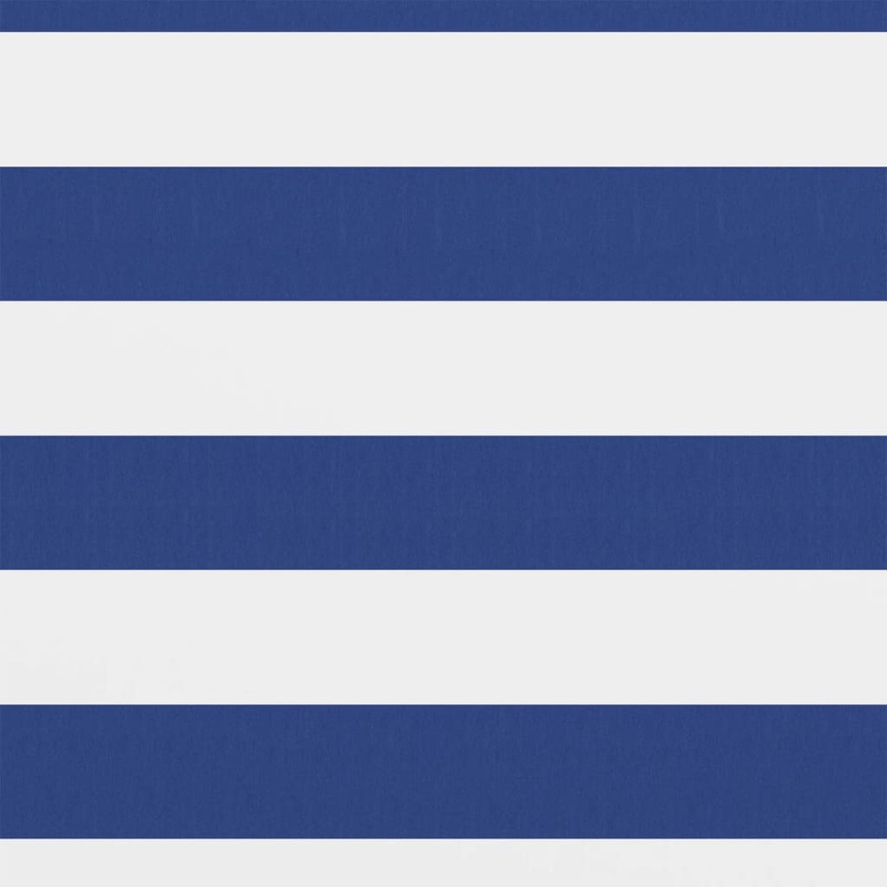 Écran de balcon blanc et bleu 90x300 cm tissu oxford