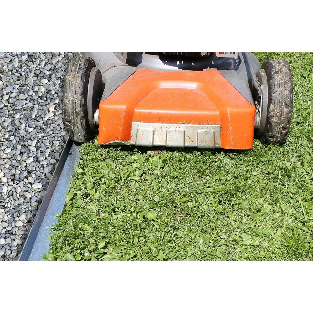 Bordure de jardin avec passage de roue avec pince 9,5cm x 70cm | bordure jardin | bordures de jardin