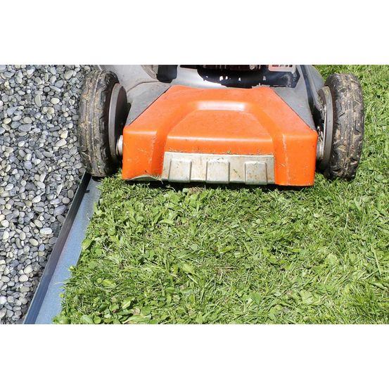 Bordure de jardin avec passage de roue avec pince 9,5cm x 70cm | bordure jardin | bordures de jardin
