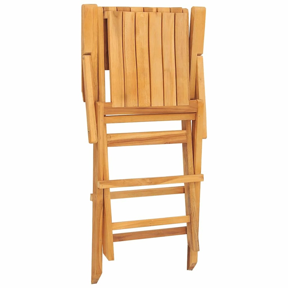 Chaises de jardin pliantes lot de 6 55x61x90cm bois massif teck