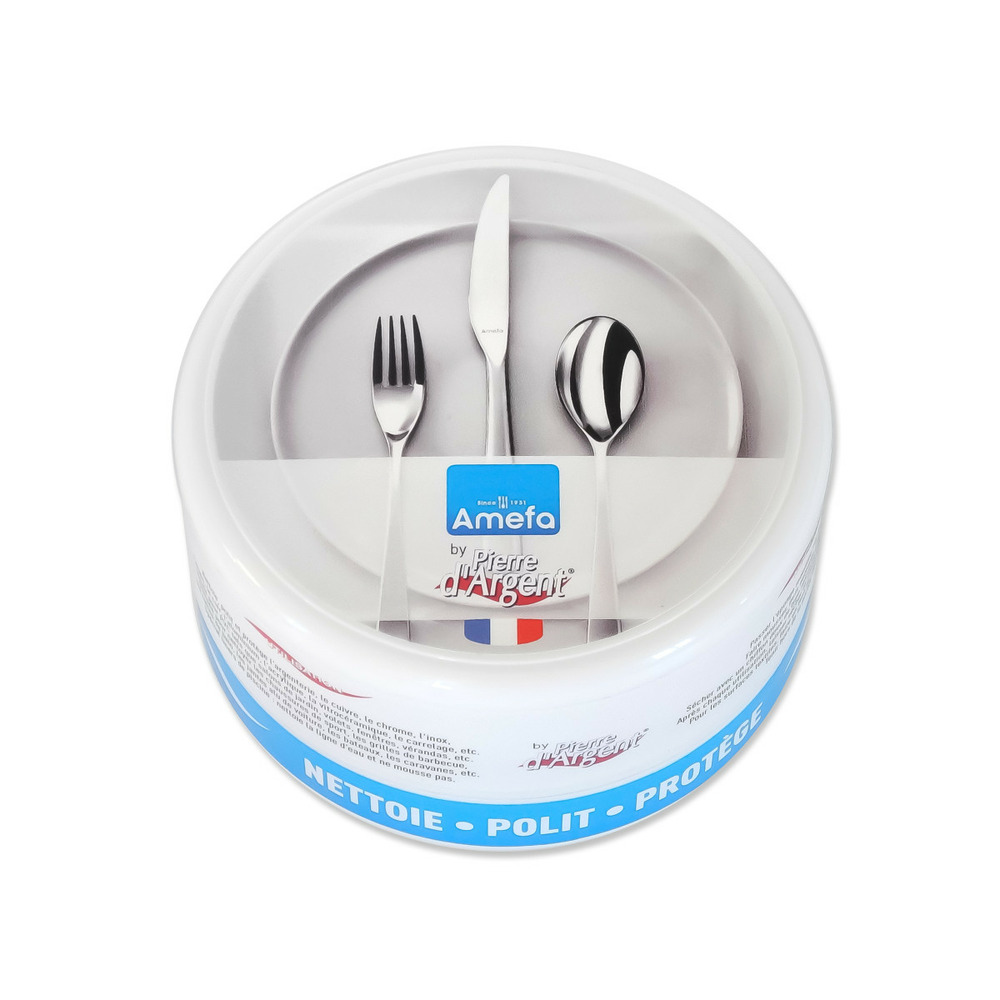 Pierre d'argent® - parfum citron 300 g entretien de l'inox