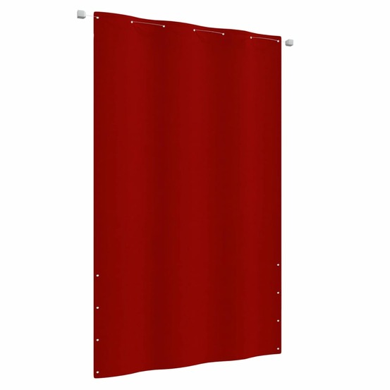 Écran de balcon rouge 140x240 cm tissu oxford