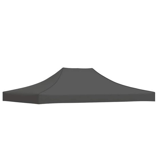 Toit de tente de réception 4,5x3 m anthracite 270 g/m²
