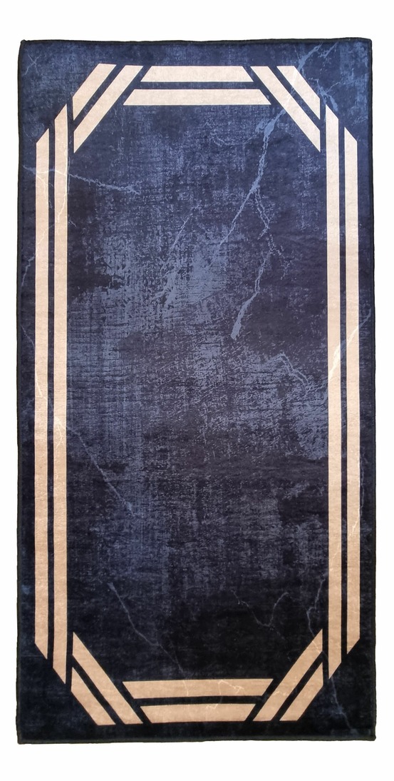 Tapis d'intérieur rebelle 80 x 150 cm - noir