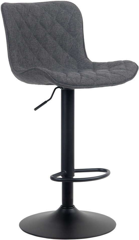 Tabouret de bar emma tissu