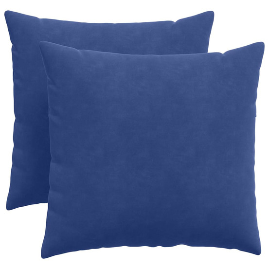 Coussins de canapé 2 pcs bleu police 50 x 50 cm