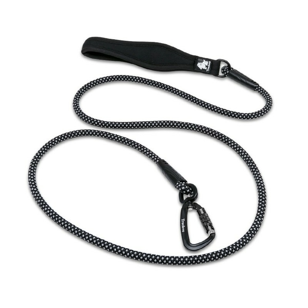 Laisse ronde chien running - Taille L - Noir