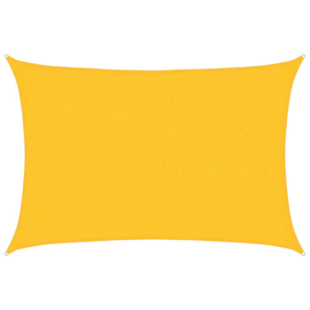 Voile d'ombrage 160 g/m² jaune 2,5x4 m pehd