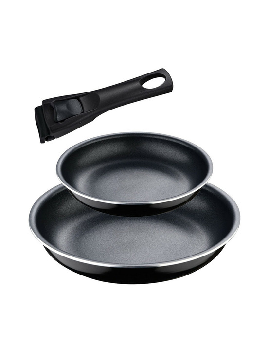 Set 2 poêles (20+26cm) click & cook bergner