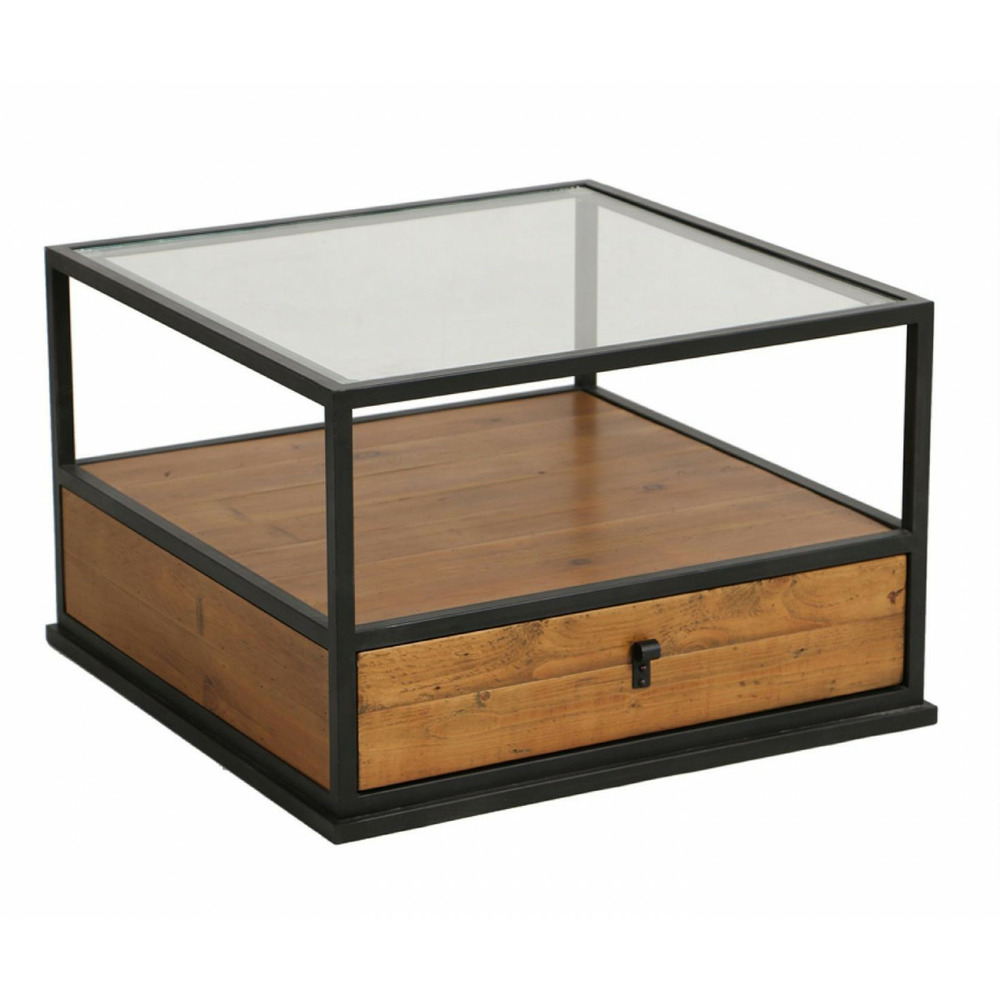 Table basse mdf marron - manufacture interior's