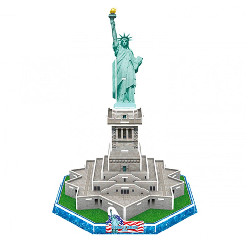 Maquette 3d en carton mousse - statut de la liberté