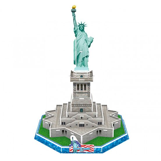 Maquette 3d en carton mousse - statut de la liberté