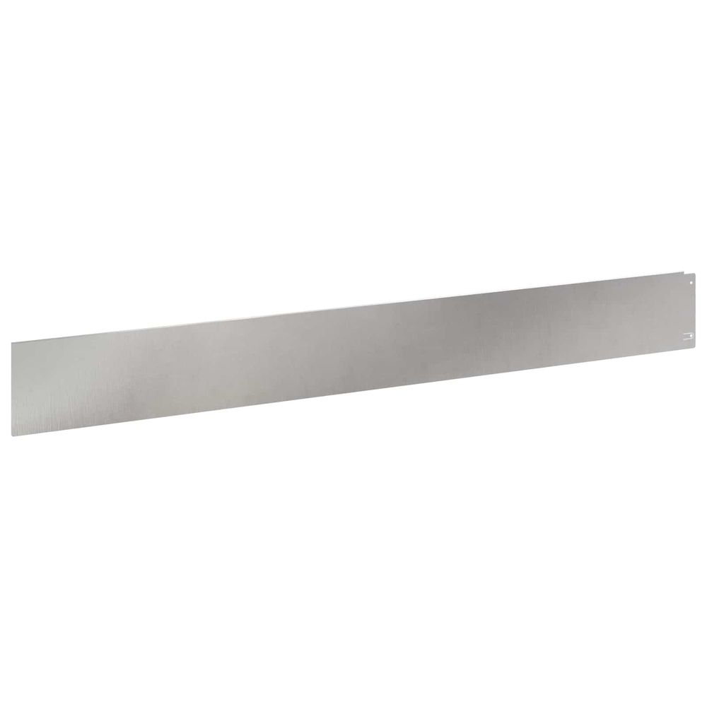 Bordure de pelouse 30 pc 100 x 12 cm acier argenté