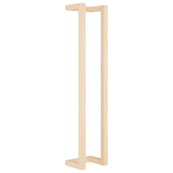 Porte-serviette 23x18x110 cm bois de pin massif