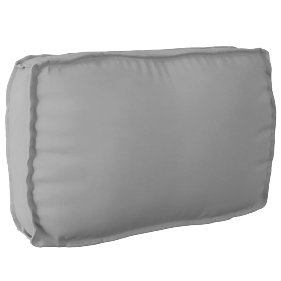 Coussin pour dossier de palette gris 70 x 40 x 12 cm