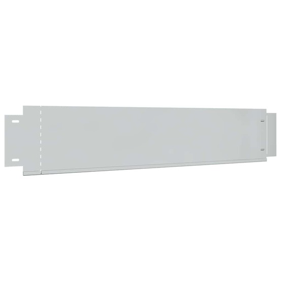 Bordure de pelouse 5 pcs acier galvanisé 100 x 19 cm