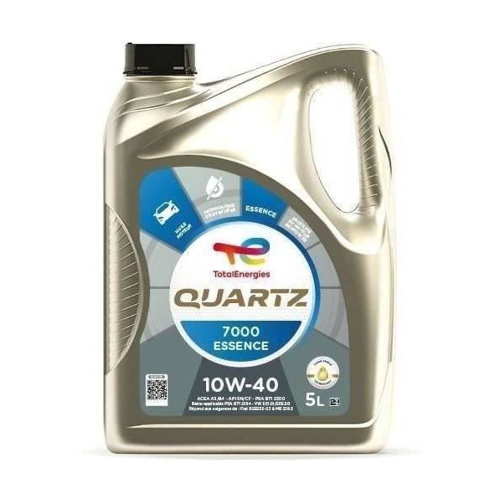 Huile moteur - totalenergies - quartz 7000 essence 10w-40 - 5l