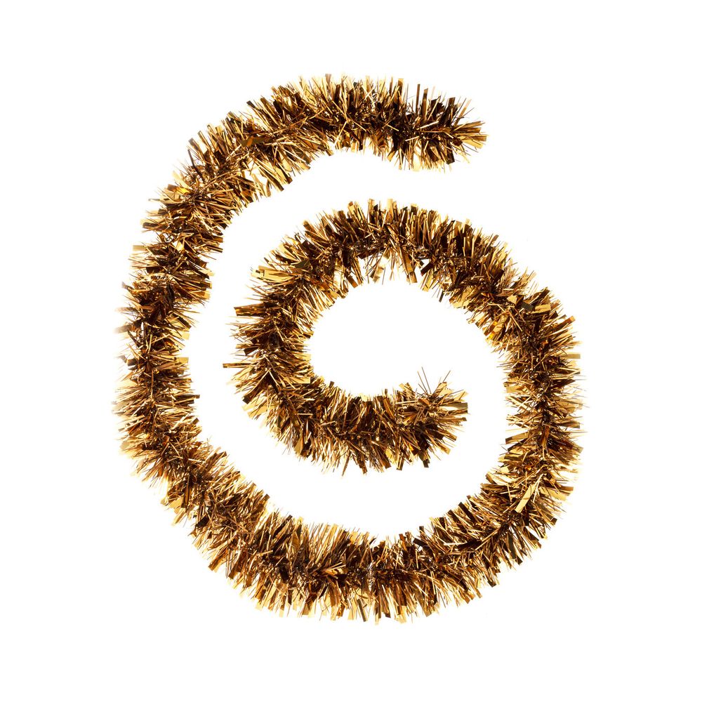 Guirlande de noël large 10 cm mixte brillant et mat longueur 2 mètres