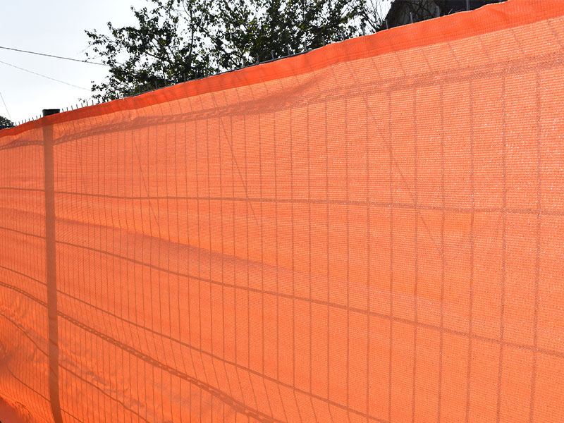 Brise-vue 90% - orange - 180g/m² - boutonnières 2m x 5m