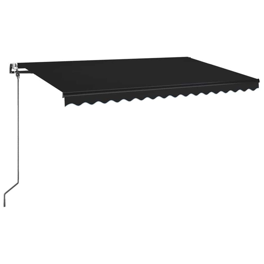 Auvent rétractable automatique 400x350 cm anthracite