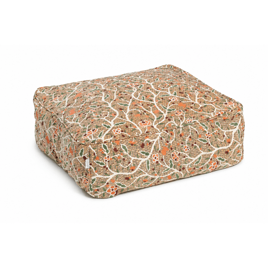 Petit bohème elitis | assise à billes cozip pinky bloom| 80 x 80 x h30 cm