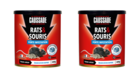 Caussade carspt300x2 - lot de 2 boîtes anti rats & souris - bloc pâte
