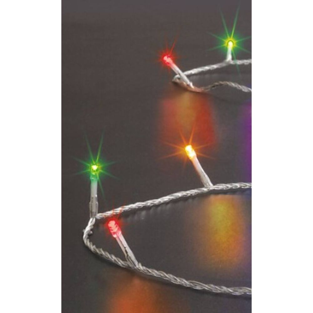 Guirlande lumineuse d'extérieur 10 m 100 led multicolore 13 fonctions sur secteur