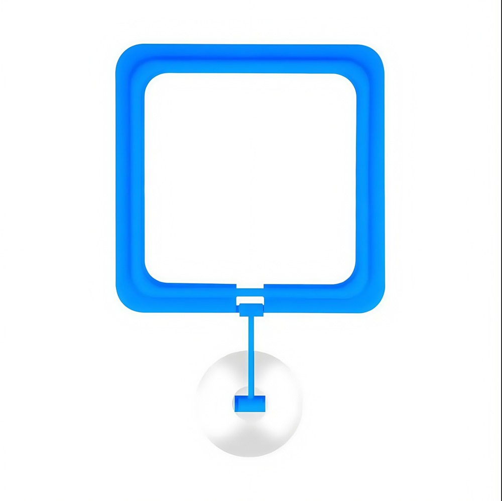 Anneau d'alimentation flottant pour aquarium - anti - dispersion, pour petits poissons tropicaux