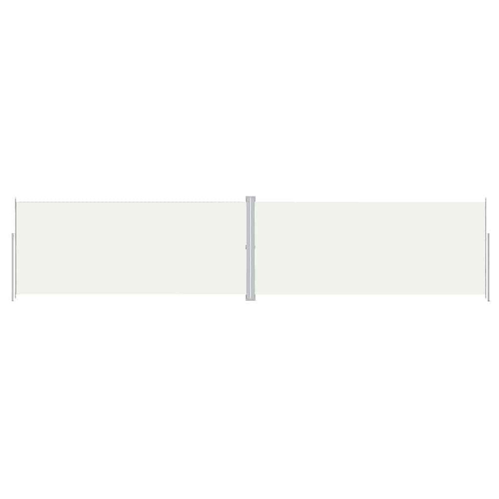 Auvent latéral rétractable crème 220x1000 cm