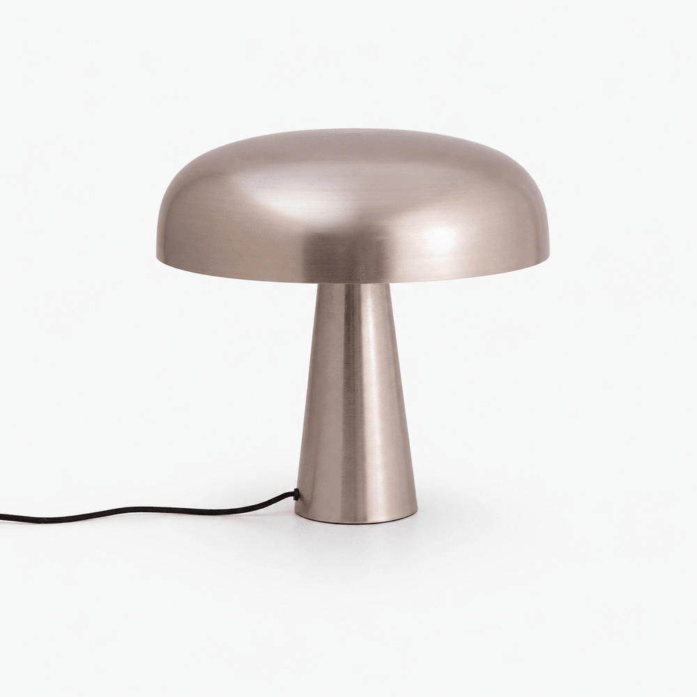 Livia-lampe à poser en métal brossé