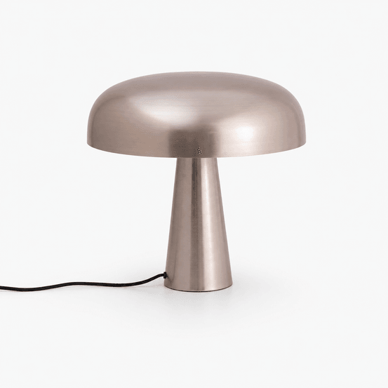 Livia-lampe à poser en métal brossé
