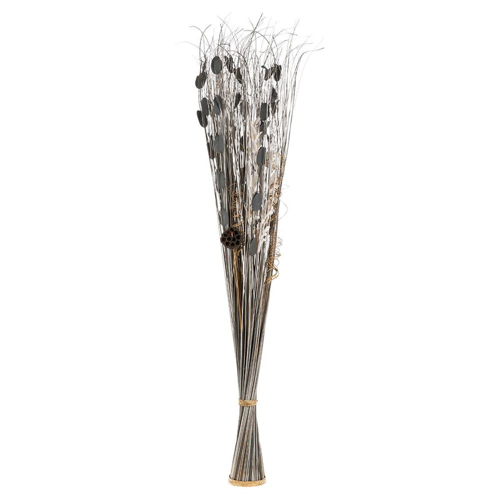 Fagot de fleurs séchées - gris - h150 cm